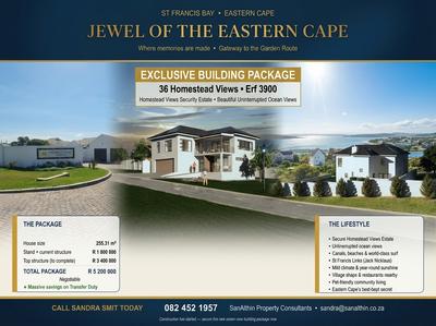 Plot and Plan For Sale in St Francis Bay, St Francis Bay